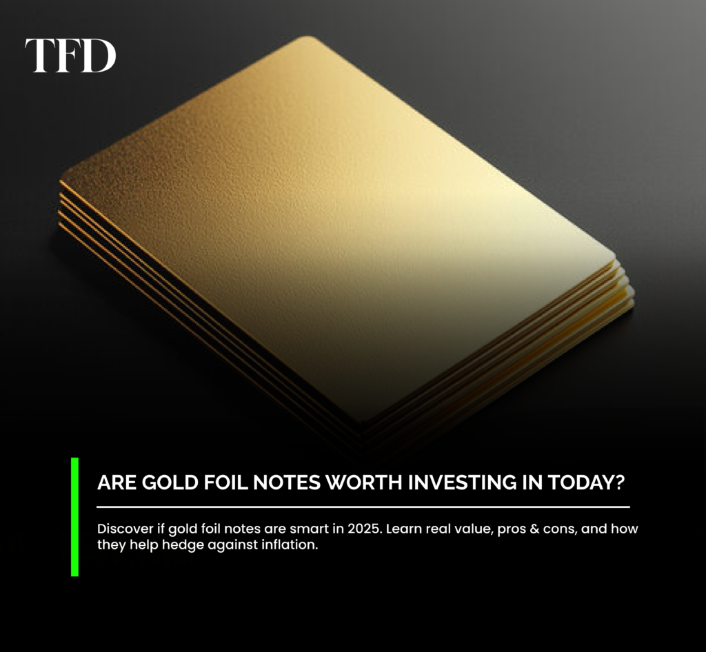 Are Gold Foil Notes Worth Investing In Today?