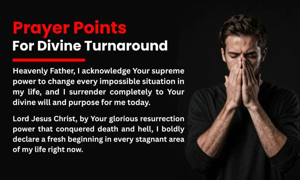 150 Prayer Points for Divine Turnaround