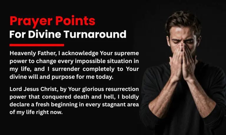 150 Prayer Points for Divine Turnaround