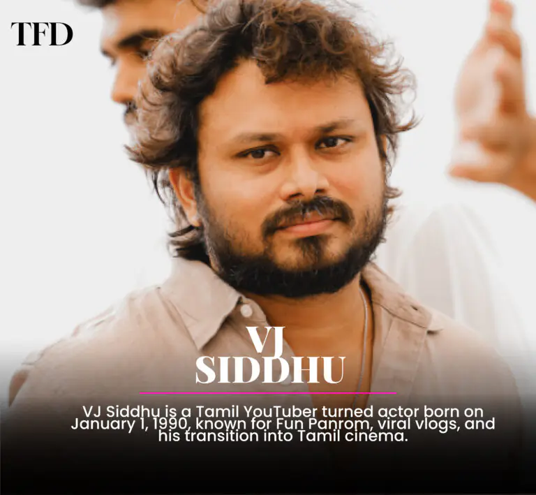 VJ Siddhu Age, Biography, Wiki, Date Of Birth, Movies List