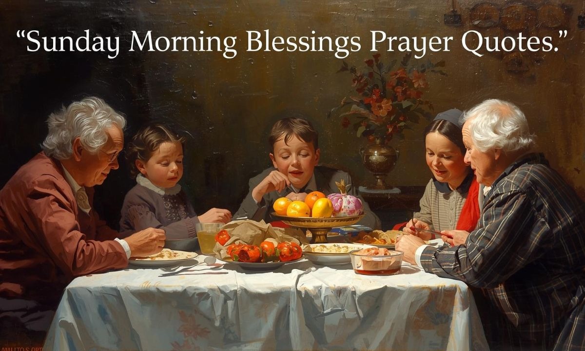 Sunday Morning Blessings Prayer Quotes