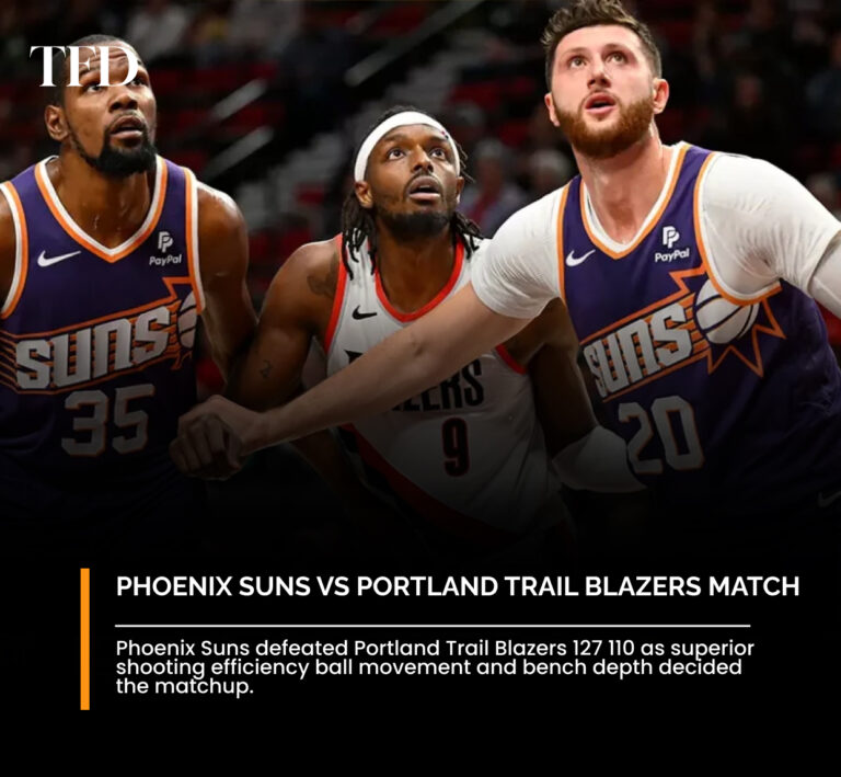Phoenix Suns vs Portland Trail Blazers Match Player Stats: Complete Game Analysis