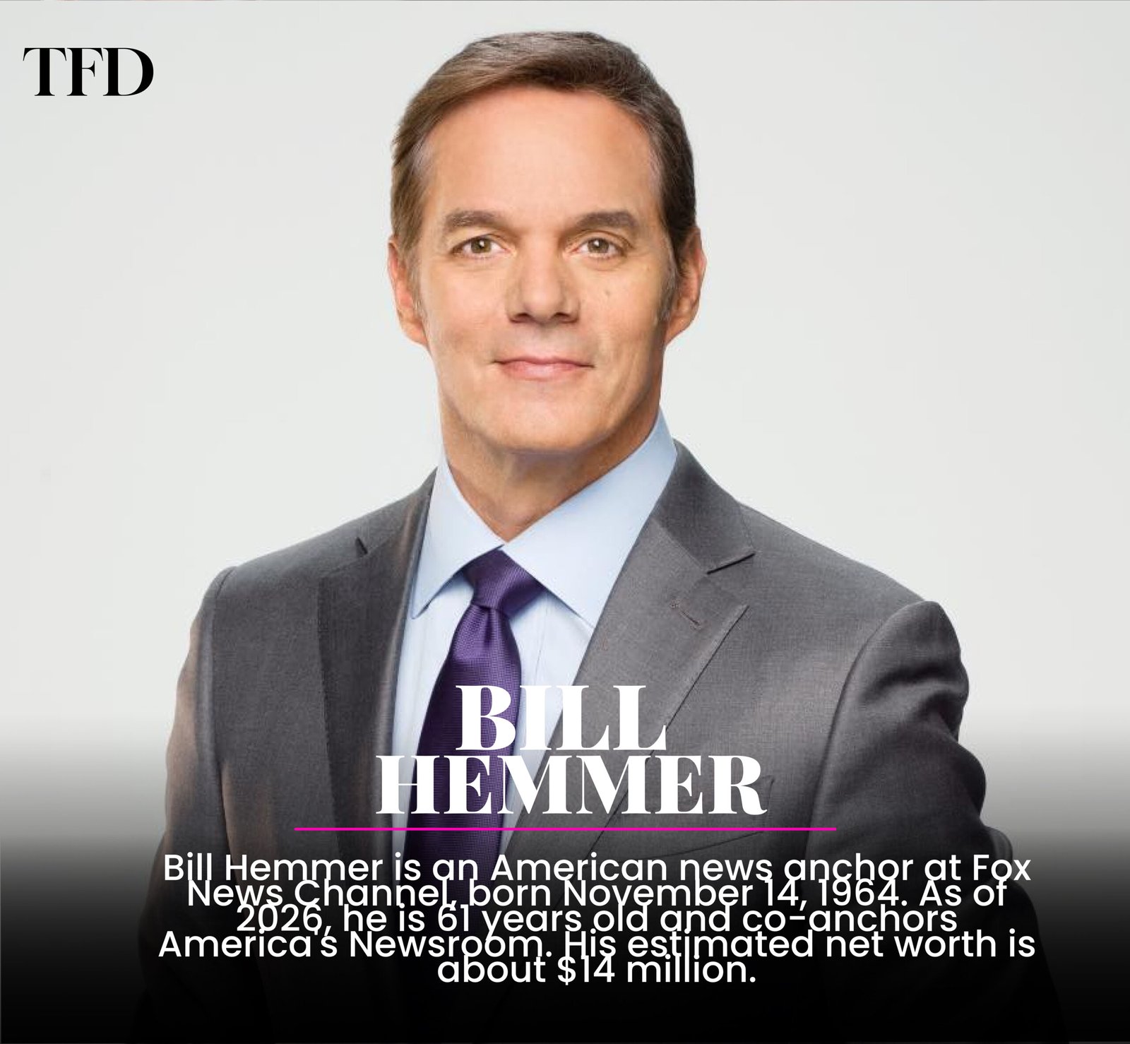 Bill Hemmer: Age, Height, Wife, Health, Salary, Net Worth, Fox News Career & Full Biography