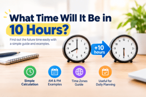 What Time Will It Be in 10 Hours | Easy Time Calculator Guide