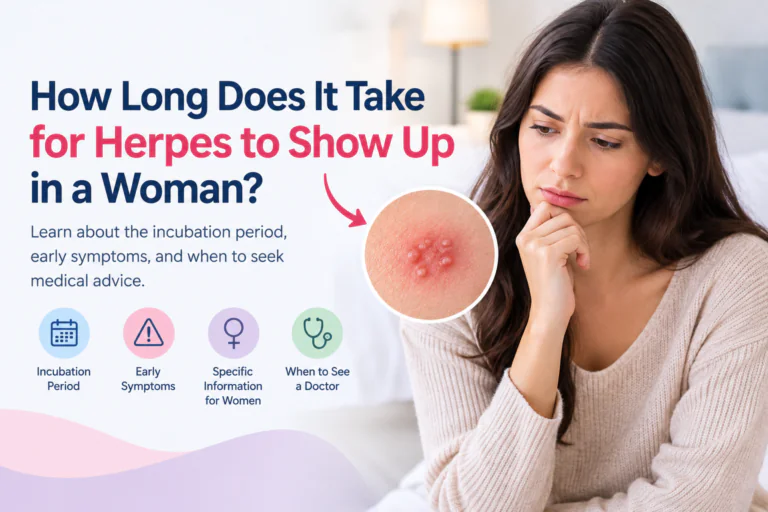 How Long Does It Take for Herpes to Show Up in a Woman?