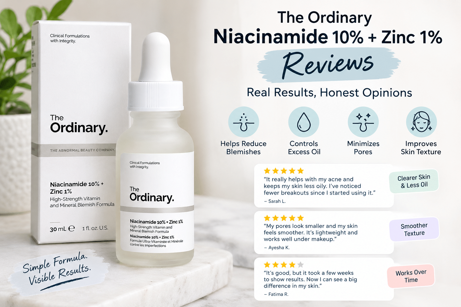 The Ordinary Niacinamide 10% + Zinc 1% Reviews: Honest Guide